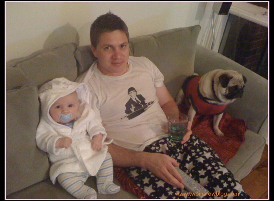 TwoInARowBlog-Dad&Baby&Pug-co-Exist